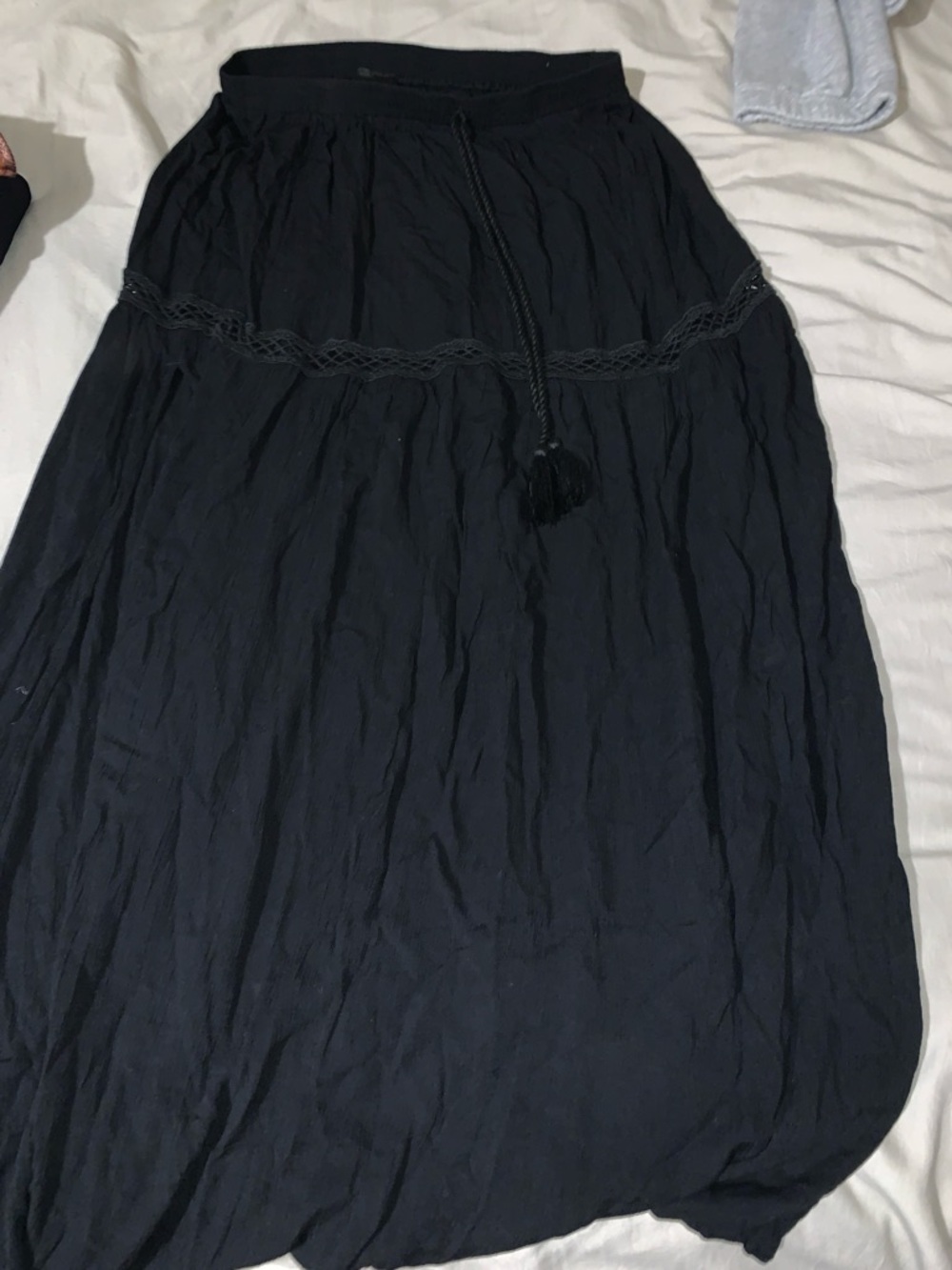 BLACK LONG SKIRT ‼️